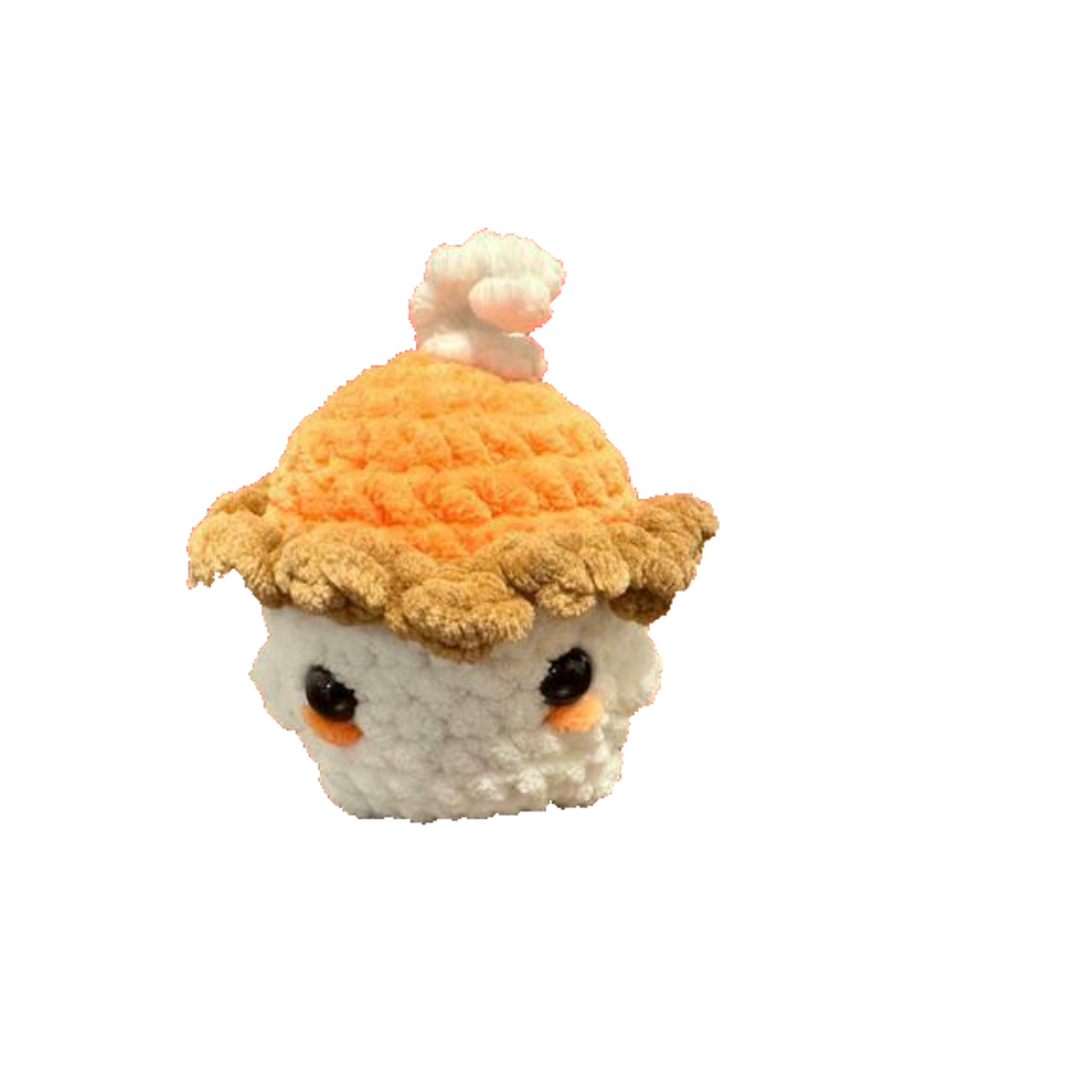 Handmade Crochet Pumpkin Pie